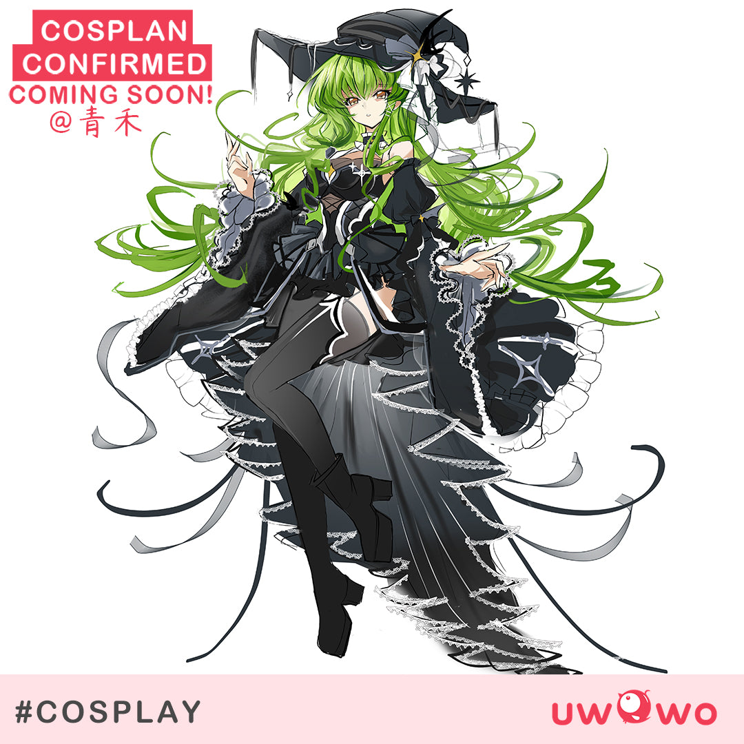 【Confirmed】Uwowo Code Geass: C.C. CC Black Witch Cosplay Costume