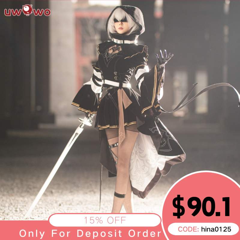 INSTOCK-Uwowo NieR Reincarnation Hina Mechanical Pupil Cosplay Costume