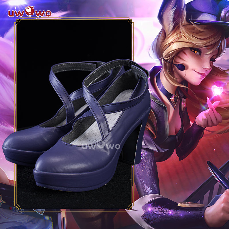 Uwowo League of Legends/LOL: Pop Star Ahri Fox 2023 ASU Cosplay Shoes