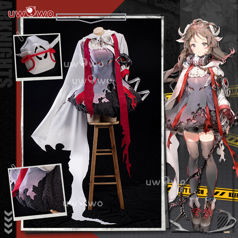 INSTOCK-Uwowo Game Arknights Eyjafjalla Sheep Cosplay Costume