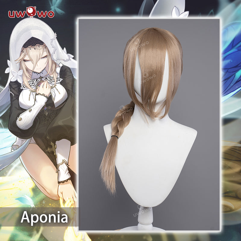 Uwowo Game Honkai Impact 3 Aponia Signet of Discipline Cosplay Wig Aponia Wig