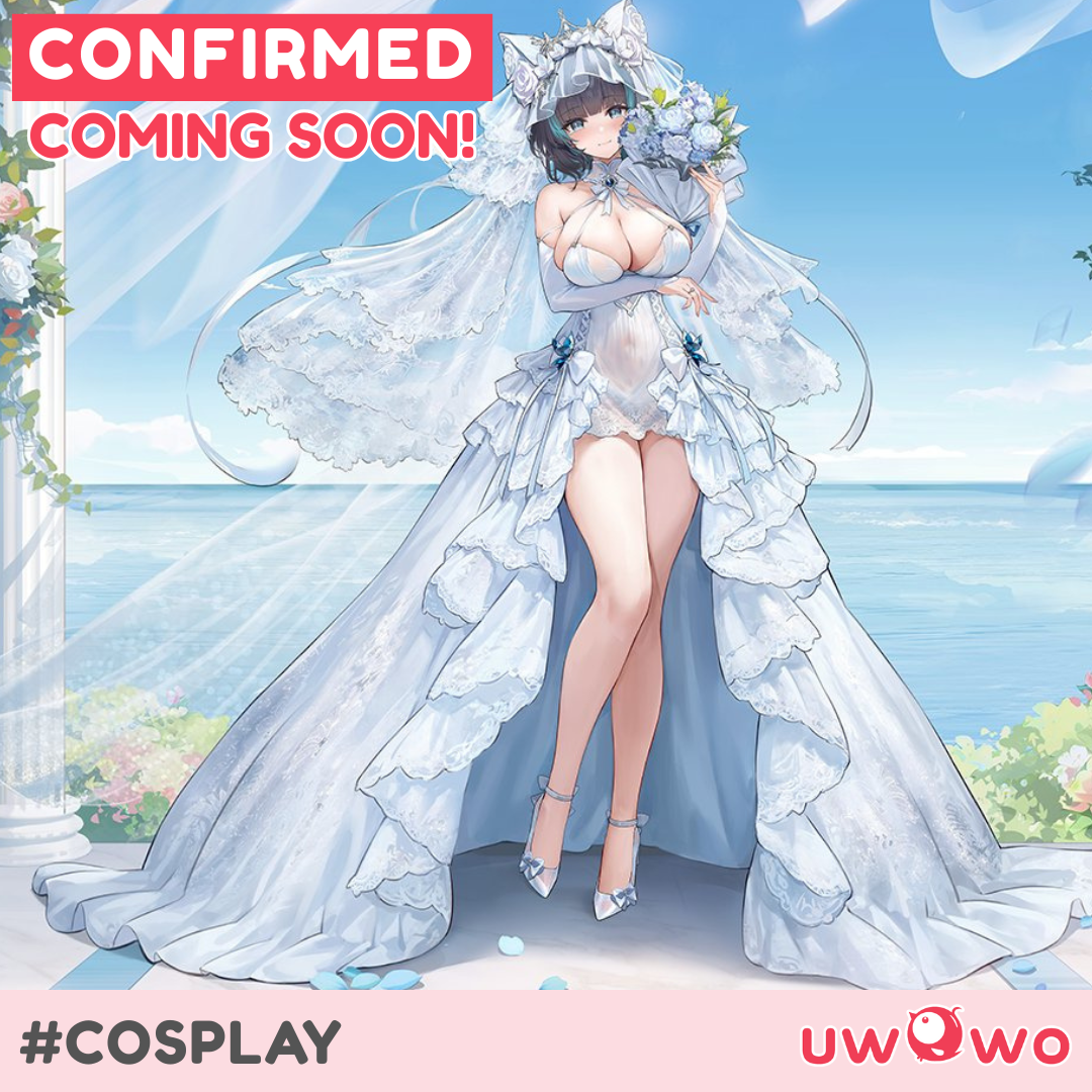 【Confirmed】Uwowo Azur Lane Cheshire Oath Wedding Dress Bride Boudoir Cosplay Costume