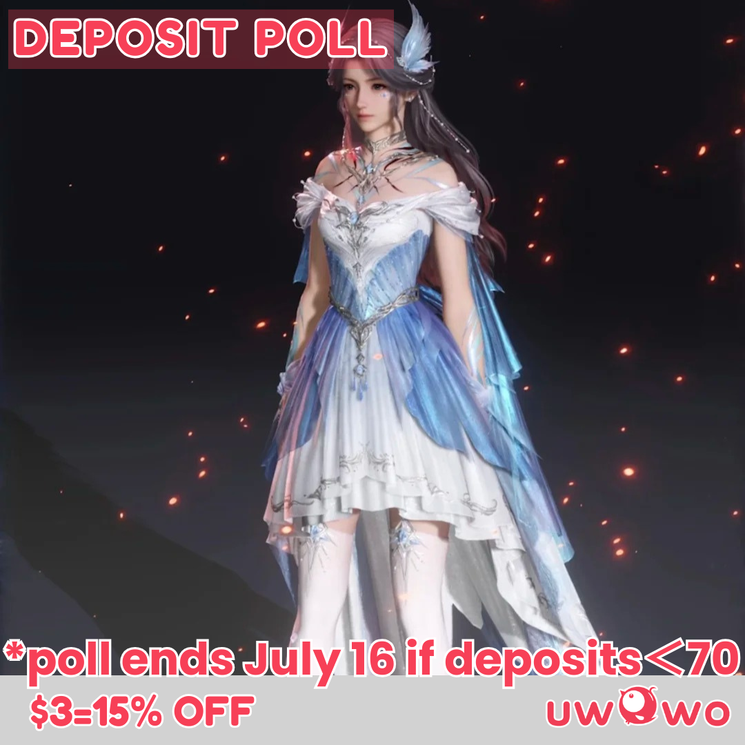 Uwowo Deposit Poll - Love and Deepspace MC's Lemurian Sea God Combat Outfit With Rafayel Cosplay Costume