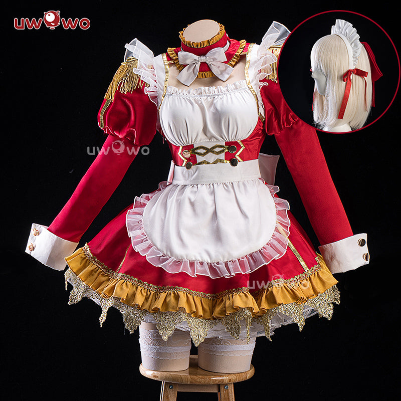 Uwowo Game Fate/Grand Order FGO Nero Maid Cosplay Costume