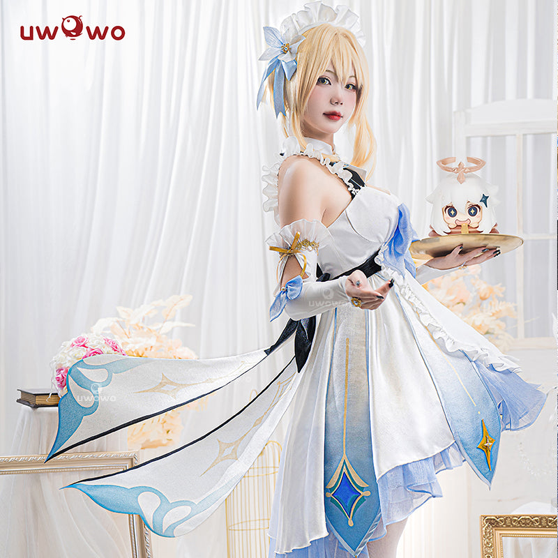 [Last Batch]【In Stock】Uwowo Game Genshin Impact Fanart Lumine Maid Ver Cosplay Costume