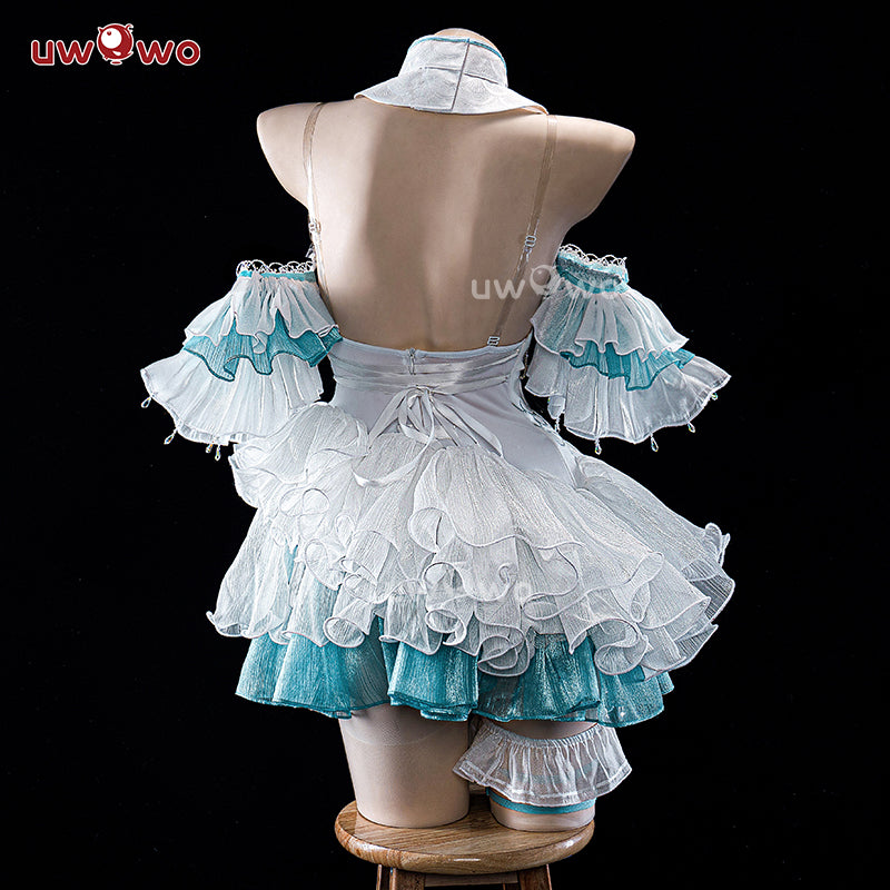 【In Stock】Uwowo Genshin Impact Fanart Furina Focalors Mermaid Insipired Fairy Dress Cosplay Costume