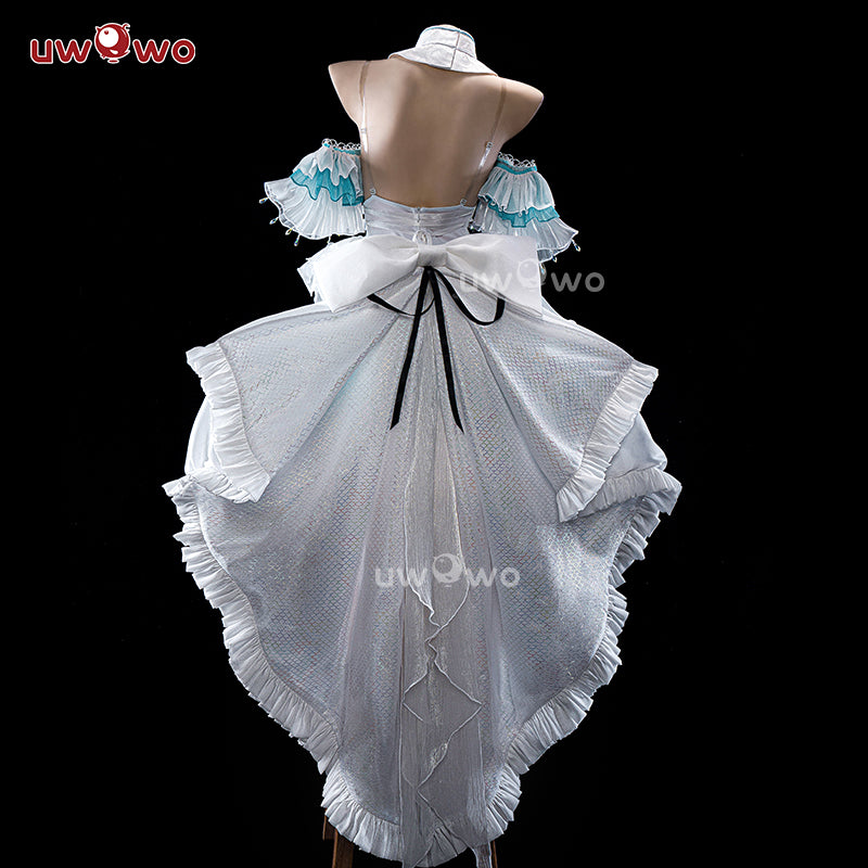 【In Stock】Uwowo Genshin Impact Fanart Furina Focalors Mermaid Insipired Fairy Dress Cosplay Costume