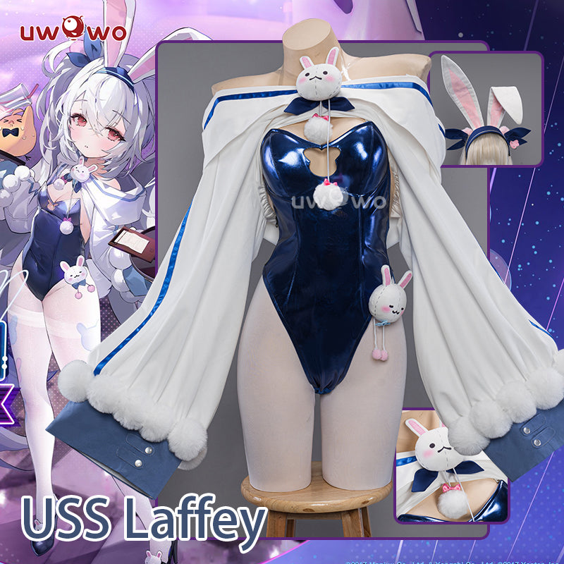 【In Stock】Uwowo Azur Lane Laffey Bunny Suit Cosplay Costume