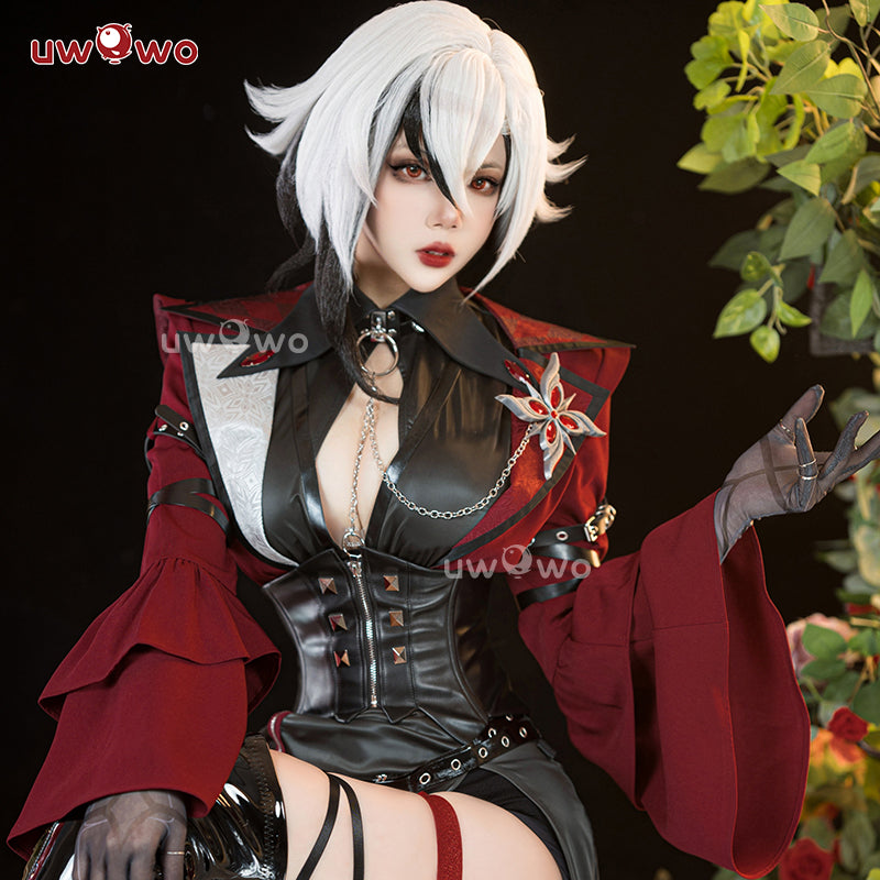 Uwowo Genshin Impact Fanart Arlecchino The Knave Music Concert Cosplay Costume