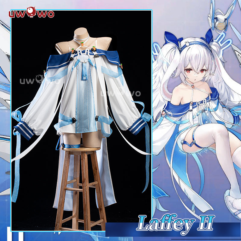 INSTOCK-Uwowo Azur Lane Laffey II Bunny Cosplay Costume