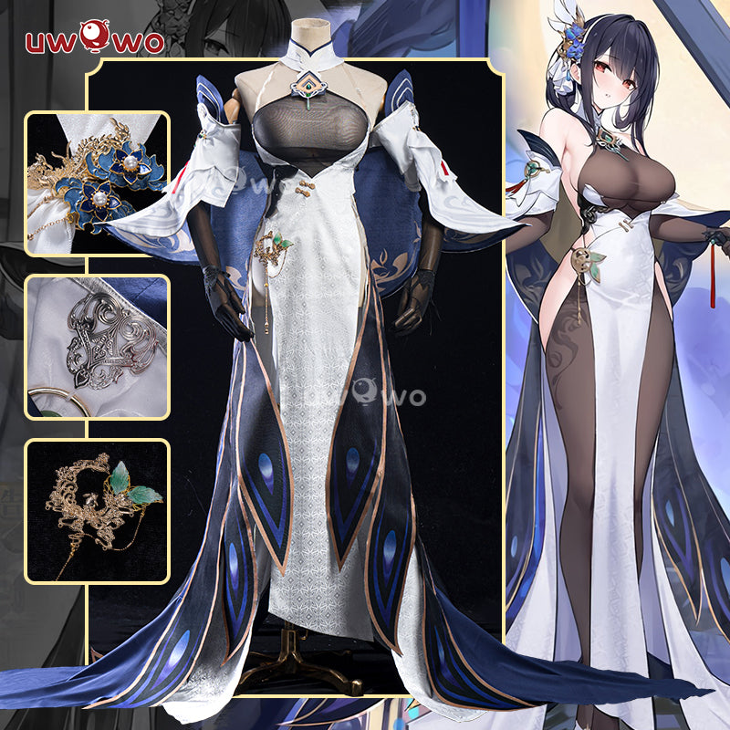【In Stock】Uwowo Azur Lane Chen Hai Chenhai Retrofit 18+ Sexy Gown Cosplay Costume