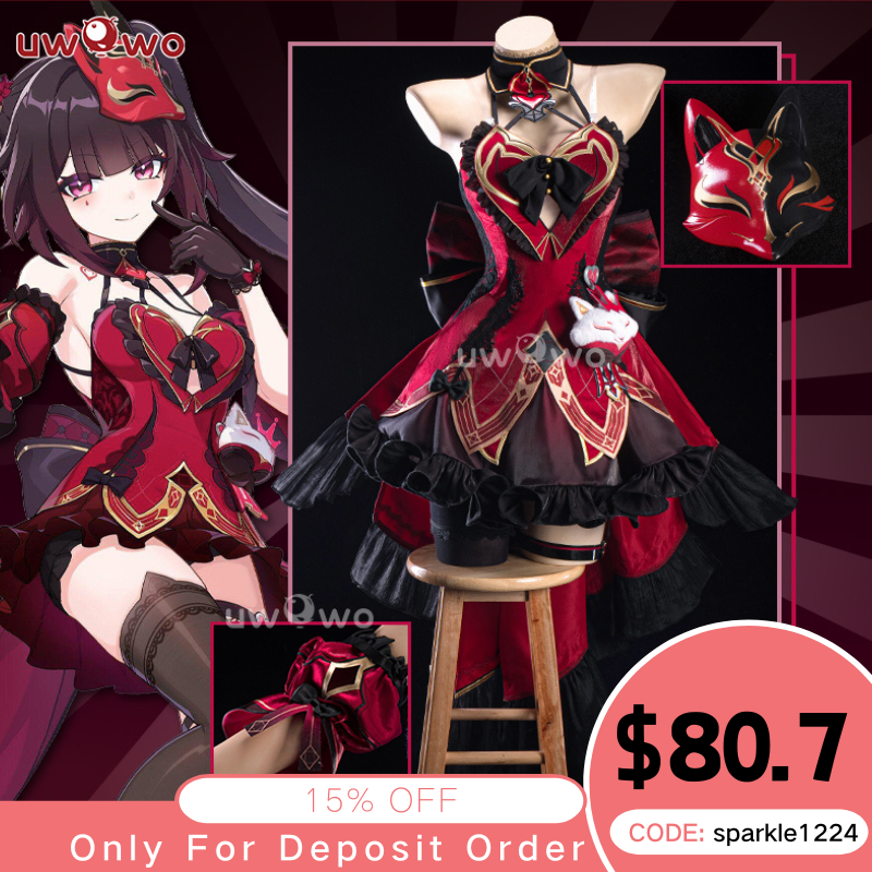 INSTOCK-Uwowo Honkai Star Rail x Honkai Impact 3 Sparkle Fictitious Game Cosplay Costume