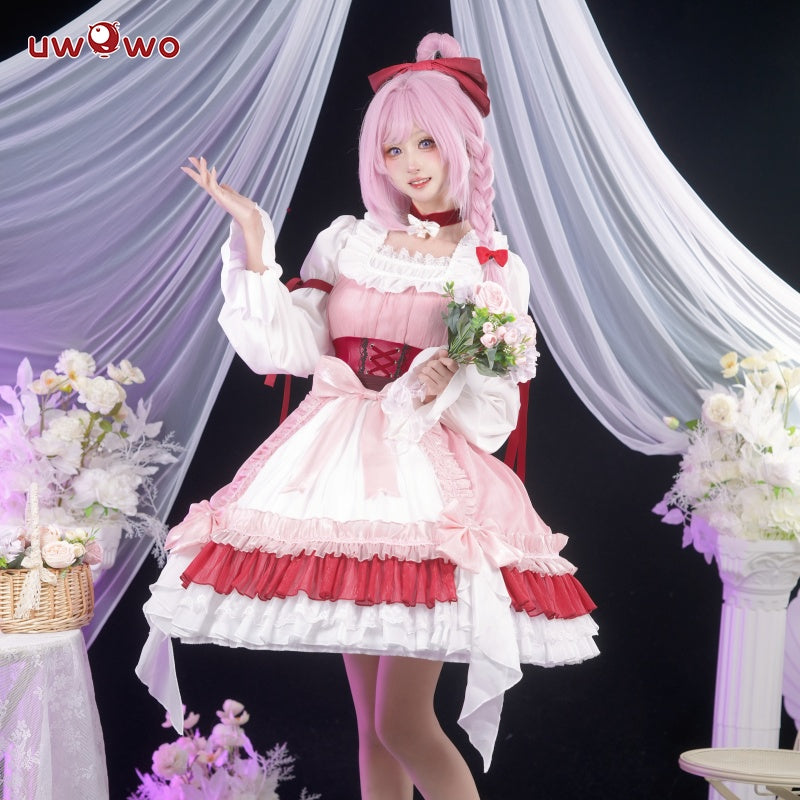 [Last Batch]【In Stock】Uwowo Honkai Impact 3: Elysia Blossoming Spring Dress Lolita Cosplay Costume