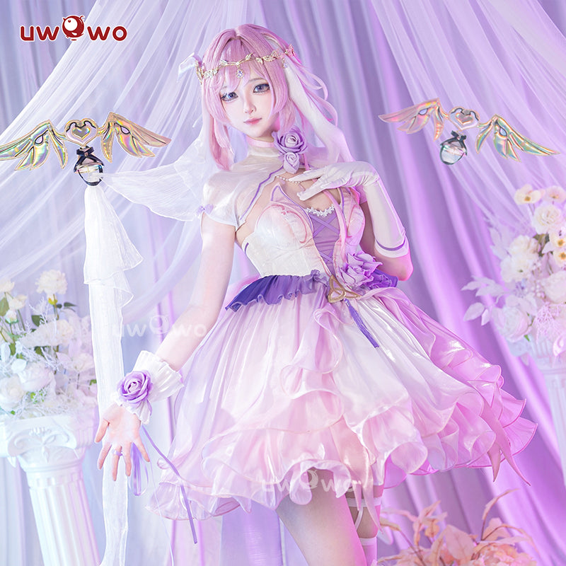 INSTOCK-Uwowo Honkai Impact 3: Elysia Fanart 'Luminous Sands' Dress Cosplay Costume