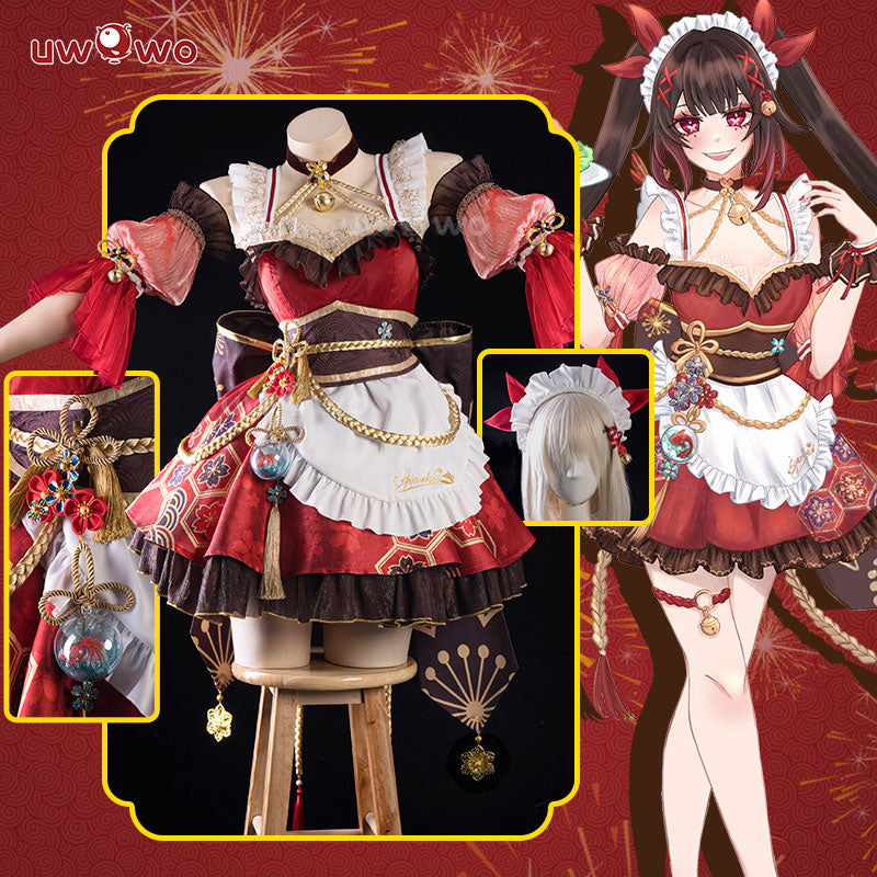 【In Stock】Uwowo Game Honkai Star Rail Sparkle Maid Cosplay Costume