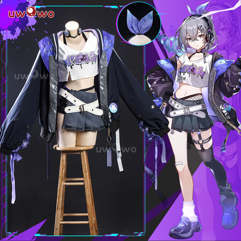 [Last Batch]【In Stock】Uwowo Honkai Star Rail Collab Fanart Silver Wolf Casual Outfit Cosplay Costume