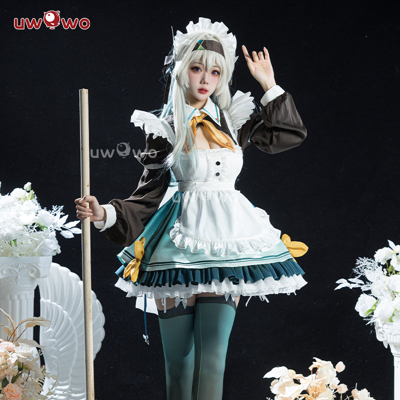 【In Stock】Uwowo Game Honkai Star Rail Firefly Maid Cosplay Costume