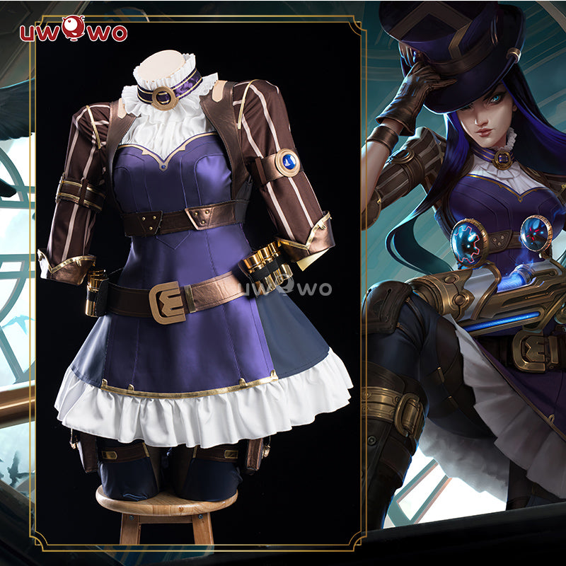 【In Stock】Uwowo League of Legends/LOL: Caitlyn the Sheriff of Piltover Cosplay Costume