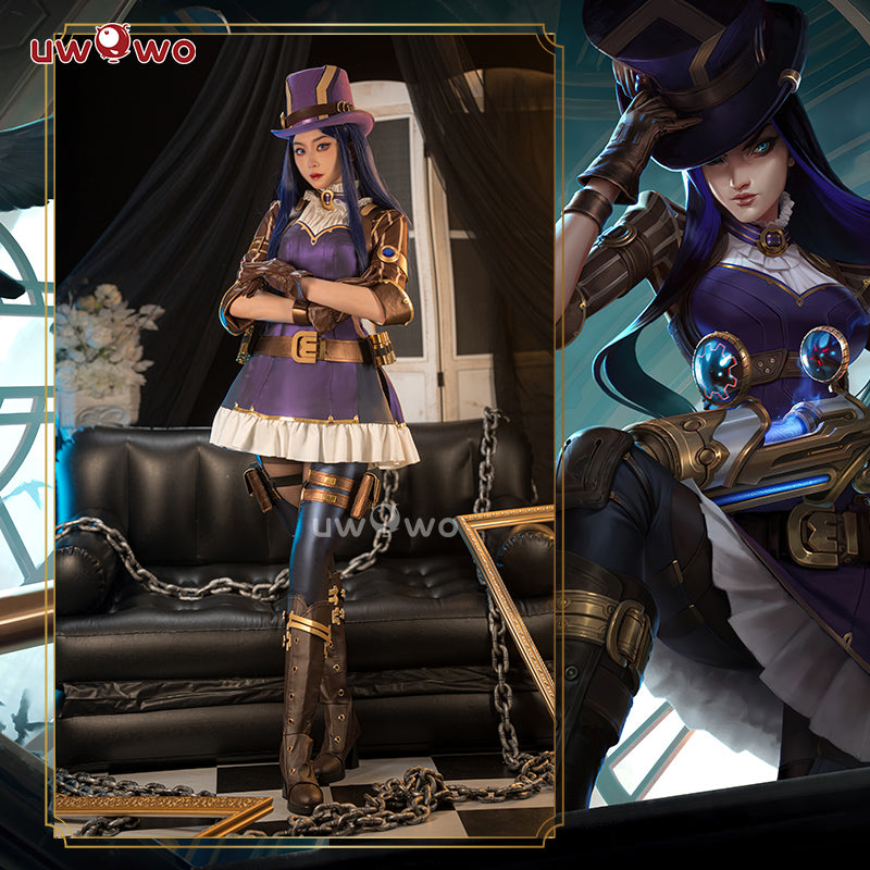 【In Stock】Uwowo League of Legends/LOL: Caitlyn the Sheriff of Piltover Cosplay Costume