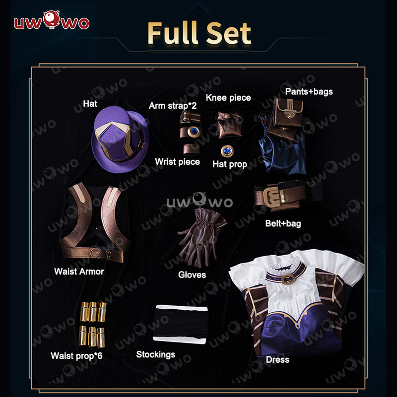 【In Stock】Uwowo League of Legends/LOL: Caitlyn the Sheriff of Piltover Cosplay Costume