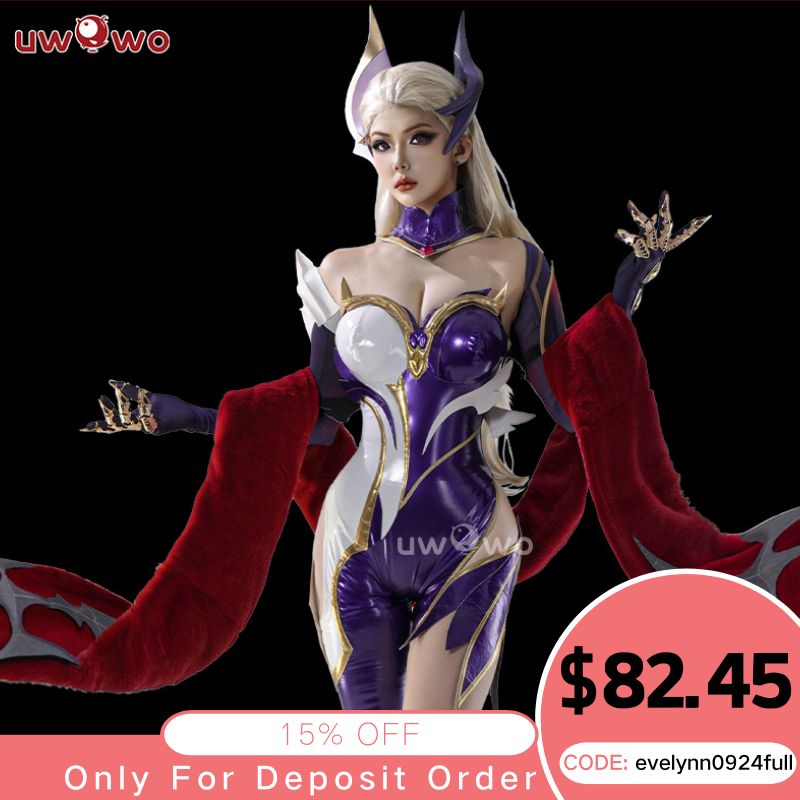 INSTOCK-Uwowo League of Legends/LOL: Coven Evelynn Cosplay Costume