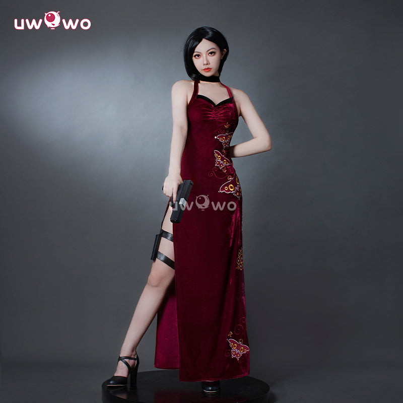 Uwowo Collab Series: Game Ada Velvet Qipao Chinese Dress Cosplay Costume
