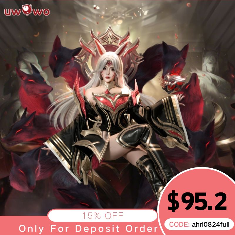 【In Stock】Uwowo League of Legends/LOL: Immortalized Legend Ahri Cosplay Costume