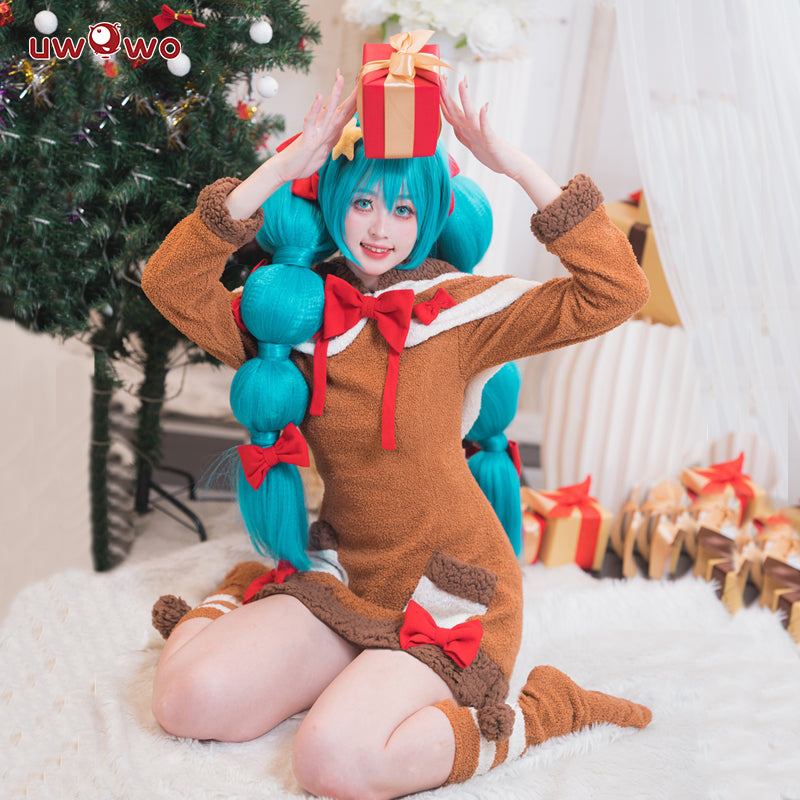 [Last Batch]【In Stock】Uwowo V singer Winter 2022 Reindeer Christmas Holiday Cosplay Costume