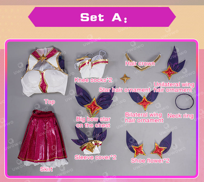 Uwowo League of Legends/LOL: Star Guardian Ahri SG Christmas Cosplay Costume