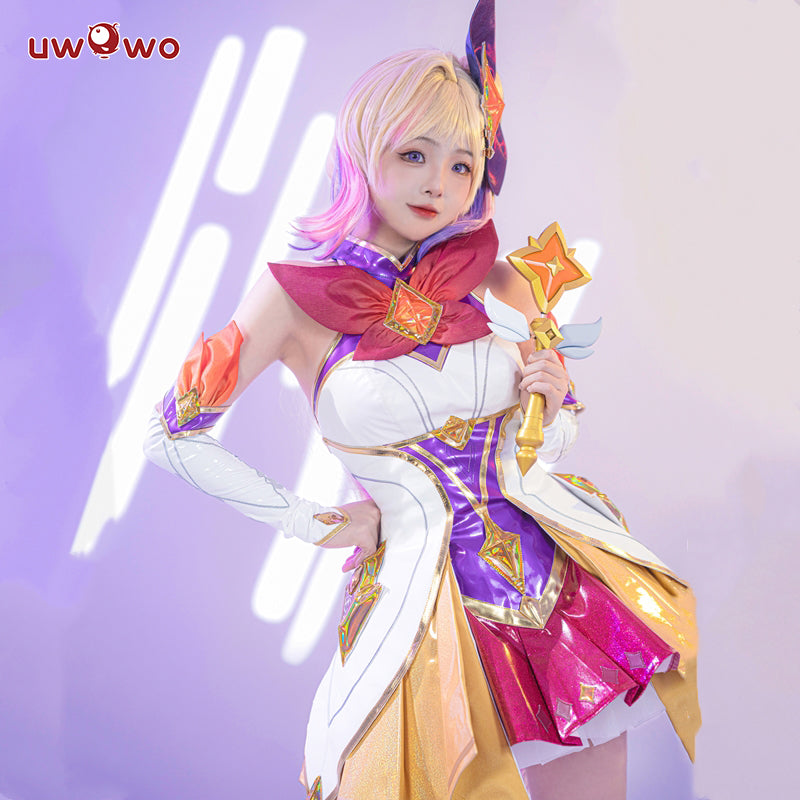 [Last Batch]【In Stock】Uwowo League of Legends/LOL: Star Guardian Seraphine SG WR Wild Rift Christmas Cosplay Costume