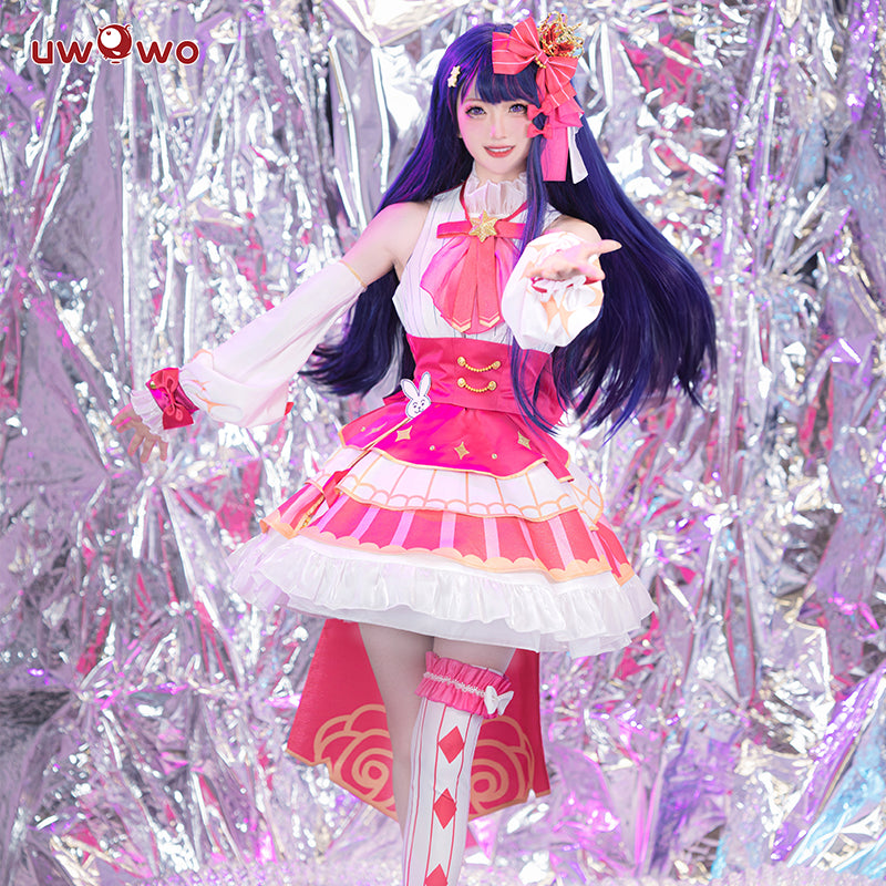 Uwowo Anime Oshi no Ko Ai Hoshino Idol Stage Performance Exhibition Ver. Cosplay Costume