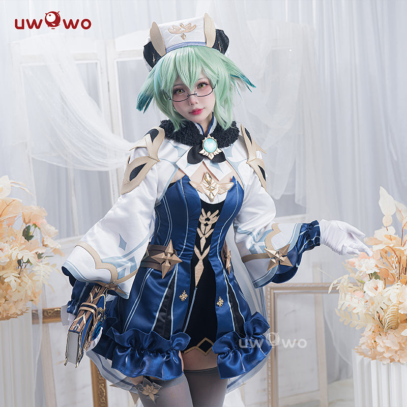 [Last Batch]【Special Discount】Uwowo Genshin Impact Sucrose Anemo Mondstadt Female Cosplay Costume