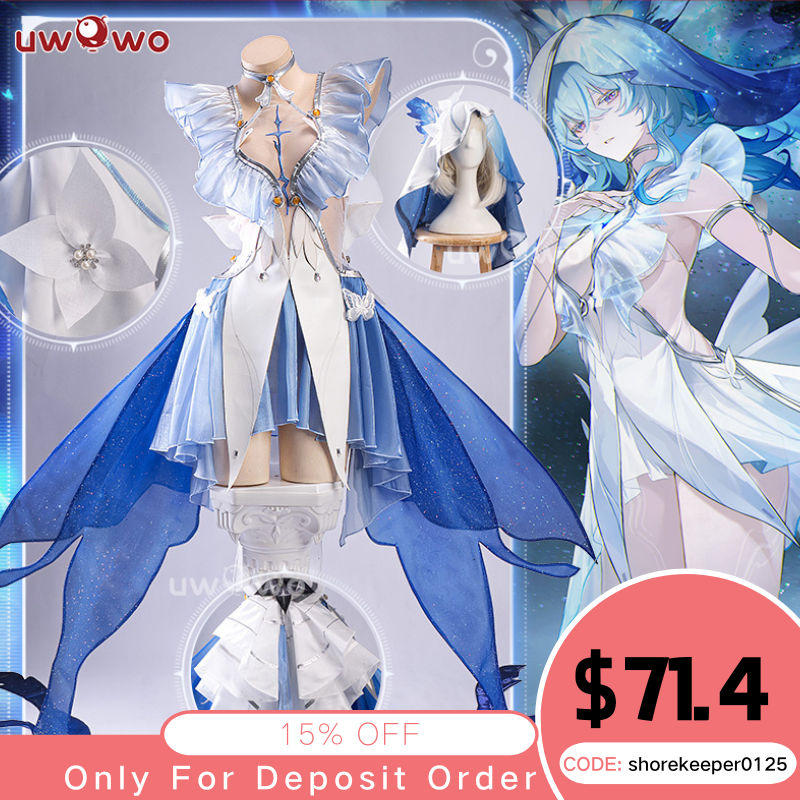 INSTOCK-Uwowo Game Wuthering Waves WuWa Shorekeeper Cosplay Costume