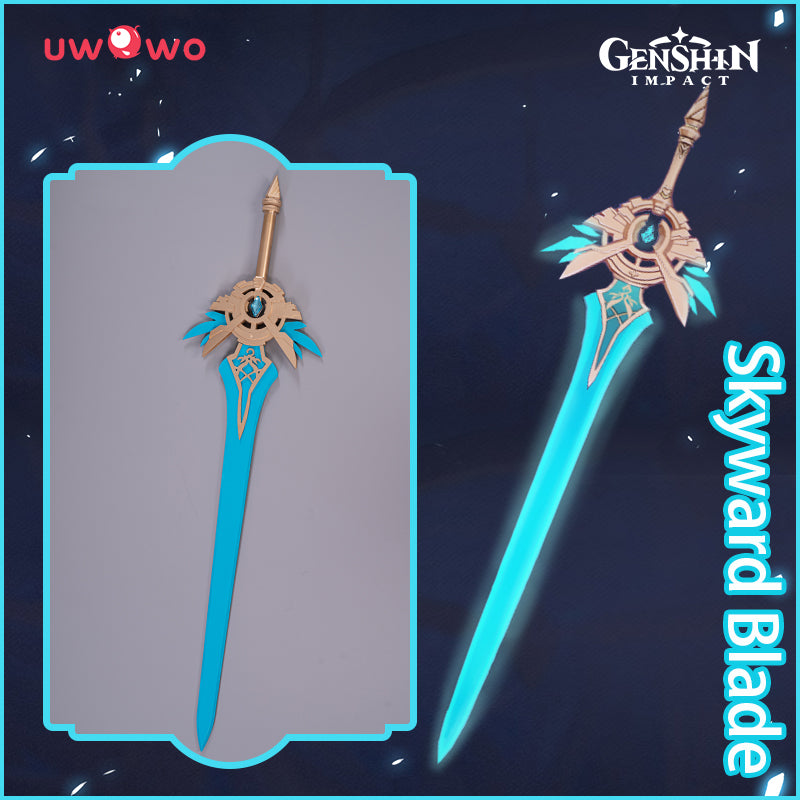 【In Stock】Uwowo Game Genshin Impact Weapons Skyward Blade Cosplay Props Sword Props