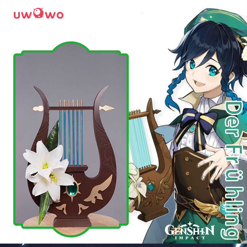 Uwowo Game Genshin Impact Venti Weapons  lyre Der Frühling Cosplay Props