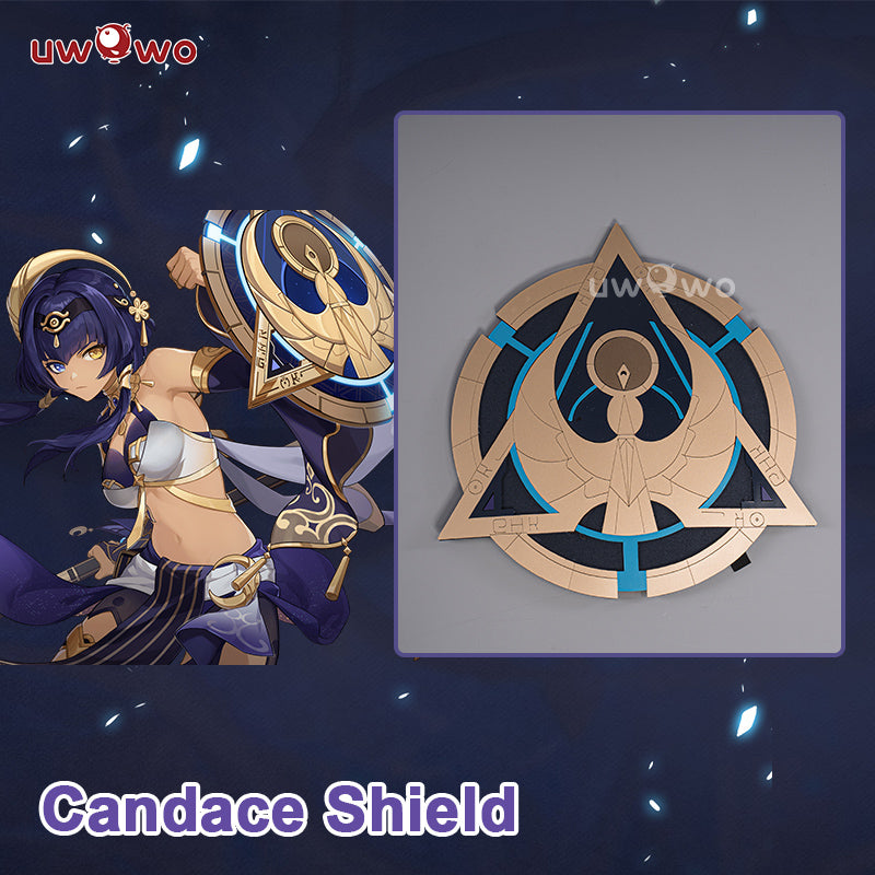 【In Stock】Uwowo Game Genshin Impact Cosplay Props  Genshin Impact Weapon Candace Shield Prop